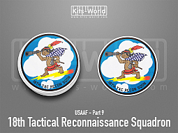 Kitsworld SAV Sticker - USAAF - 18th Tactical Reconnaissance Squadron 